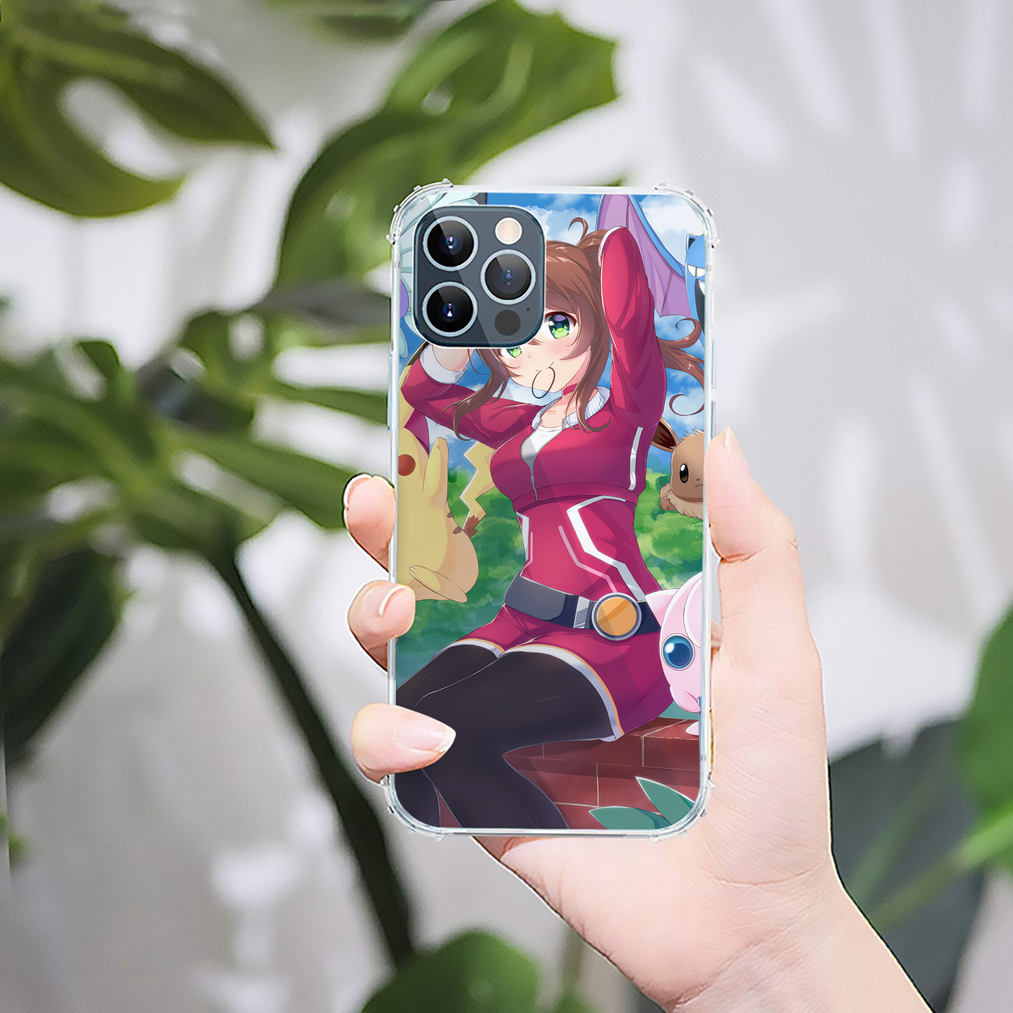 （画像用） ポケットモンスター Pokémon 【iPhone 12シリーズ対応】透明スマホケース（クリアソフトケース）